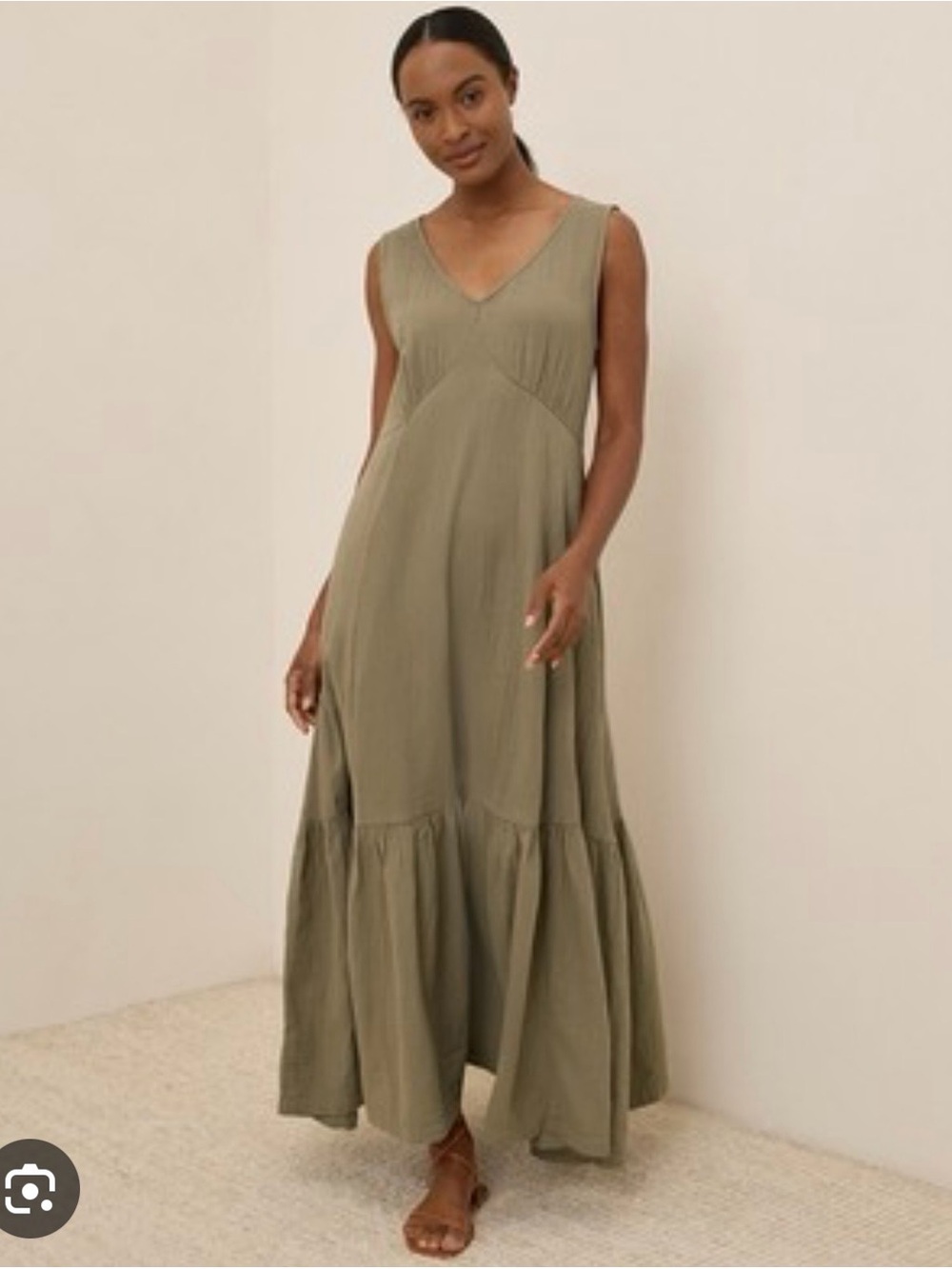 Pact Coastal Double Gauze Beach to Brunch Dress